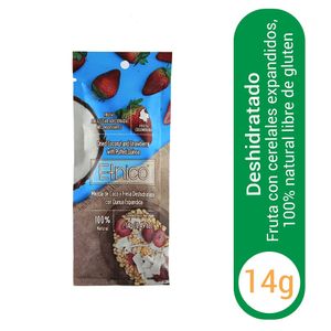 Fruta Deshidratada Etnico Coco Fresa X 14g