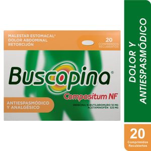 Buscapina Compostium Nf 10/325Mg X 20 Comprimidos