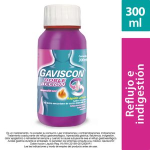 Gaviscon Doble Accion Sabor Menta 300Ml