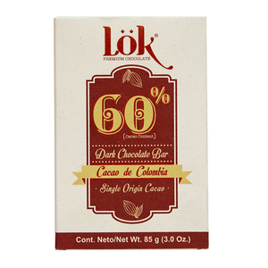Chocolate Lok Premium Barra 60% Cacao X 85Gr