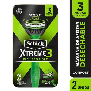 Maquina Afeitar Schick Xtreme 3 Sensible Confort X 2Und