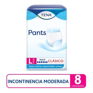 Pants Adulto Tena Clasico Large X 8Und