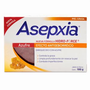 Asepxia Jabon Facial Antiacne Azufre 100G