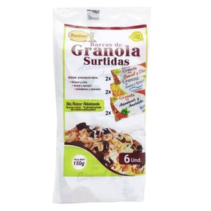 Barra Granola Tostao Surtidas X 6 X 150G