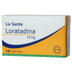 Loratadina 10Mg Caja X 10 Tabletas La Sante