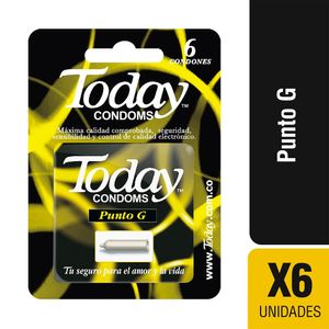 Condon Today Lubricado Punto G X 6Und