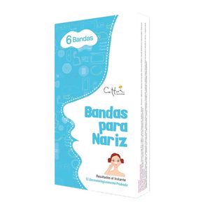 Bandas Cettua Para La Nariz X 6Und