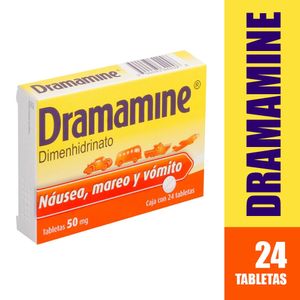 Dramamine 50Mg X 24 Tabletas