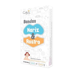 Bandas Cettua Nariz Y Rostro X 6Und