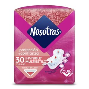 Toallas Intimas Nosotras Invisibles Multiestilo X 30Und