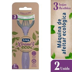 Maquina Afeitar Schick Xtreme3 Eco 3 Hojas X 2Und