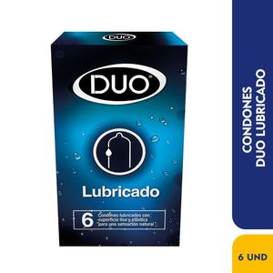 Condones Duo Lubricado x 6und