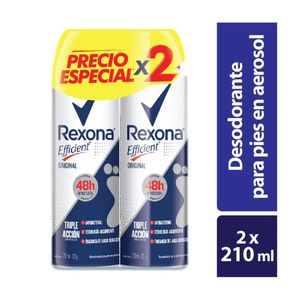 Oferta Talco Rexona Efficient Para Pies 2Und X 210ml