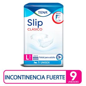 Pañal Tena Slip Clasico Large X 9Und