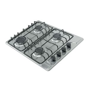 Estufa de empotrar Challenger 4 Puestos Gas Natural SP6043 Plateado