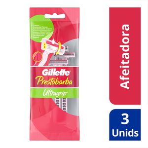 Maquinas De Afeitar Desechables Gillette Prestobarba Ultragrip X 3Und