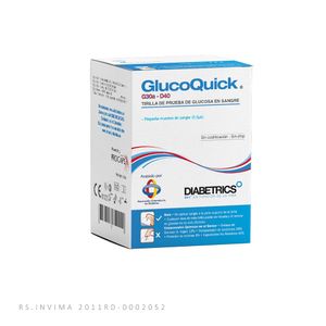 Tiras Reactivas Glucoquick X 50Und