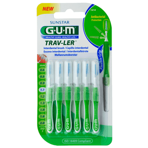 Cepillo Gum Trav-Ler Triangulo 1.1mm X 6Und