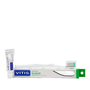 Kit Vitis Cepillo Dental Suave + Crema Dental X15ml